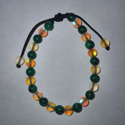 pulsera elegante con cuarzos electrificados