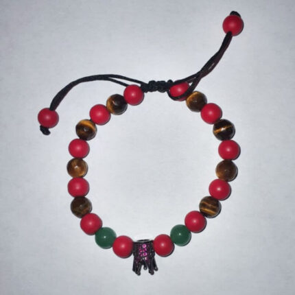 hermosa pulsera con dije de corona