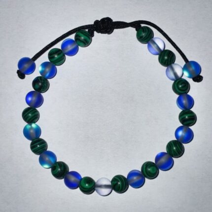 pulsera elegante con cuarzos electrificados